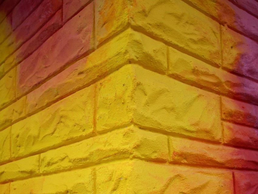 wall, paint, texture, stone, colorful