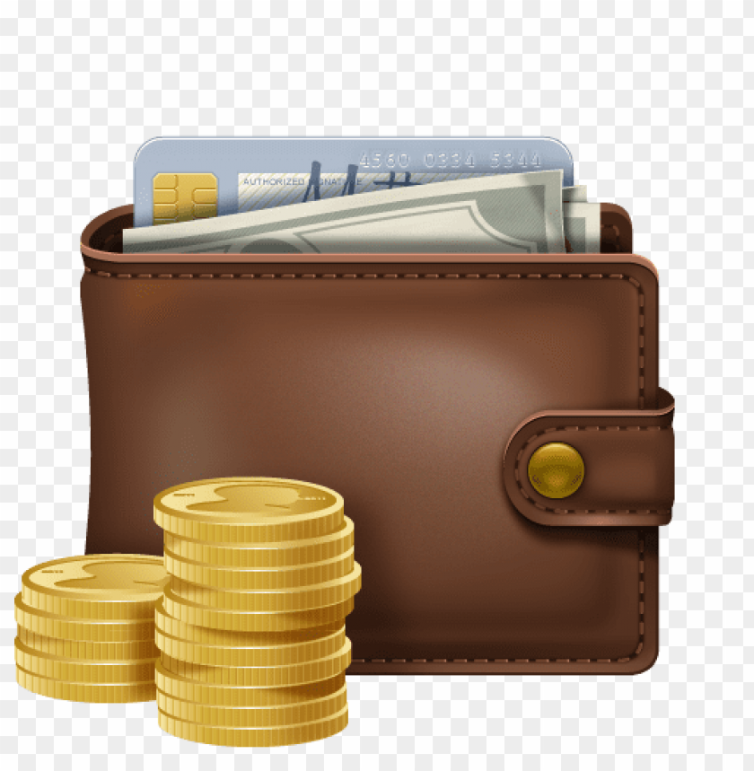 Wallet With Money Clipart Clear
