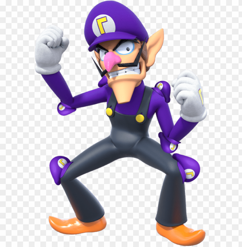 Waluigi S Hat On Various Objects And Creatures Waluigi S Waluigi Super Mario Party Render Png Image With Transparent Background Toppng - warios pants roblox