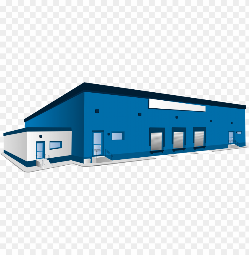 warehouse vector building clip library - factory building vector PNG image with transparent background@toppng.com