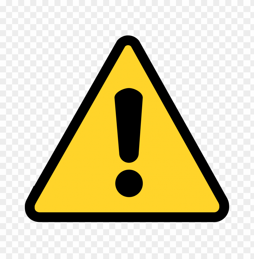 warning icon PNG transparent with Clear Background ID 118906