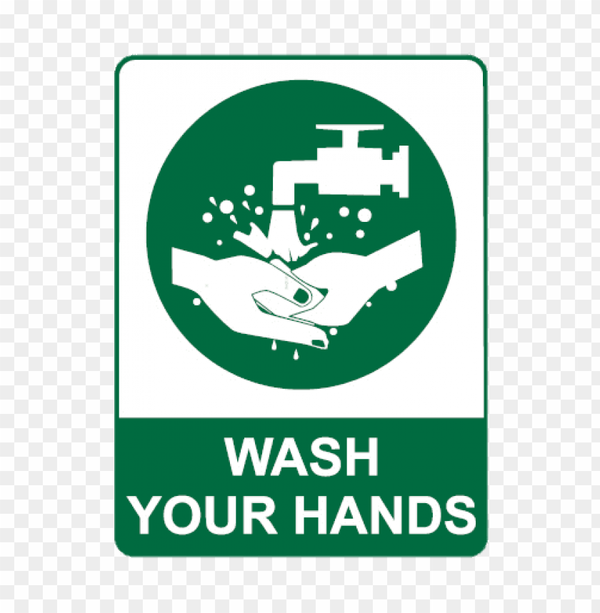 miscellaneous, safety symbols and signs, wash your hands safety sign, 