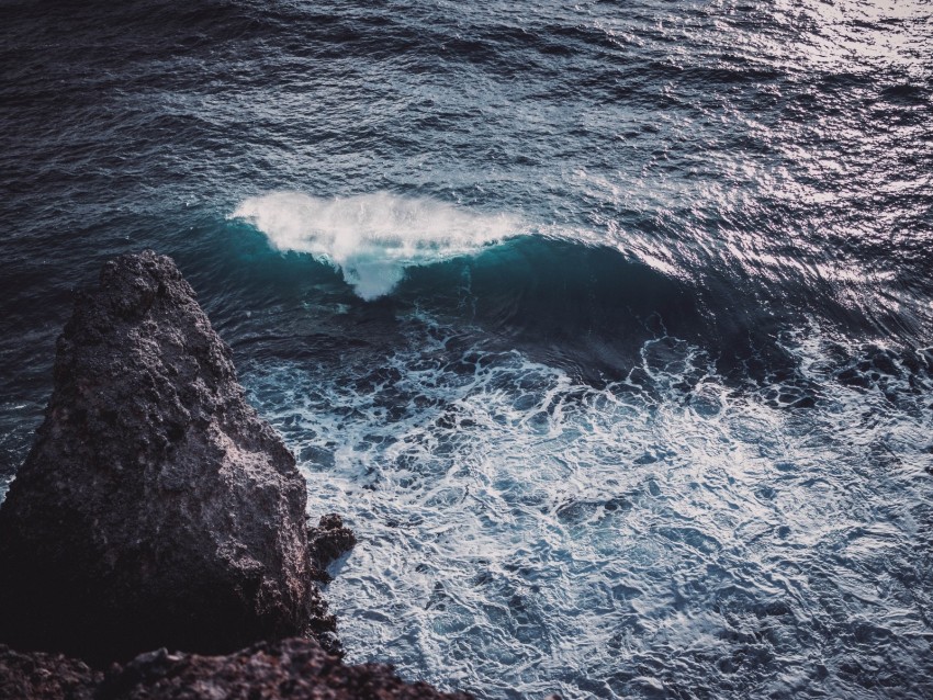 water, rock, wave, sea, surf