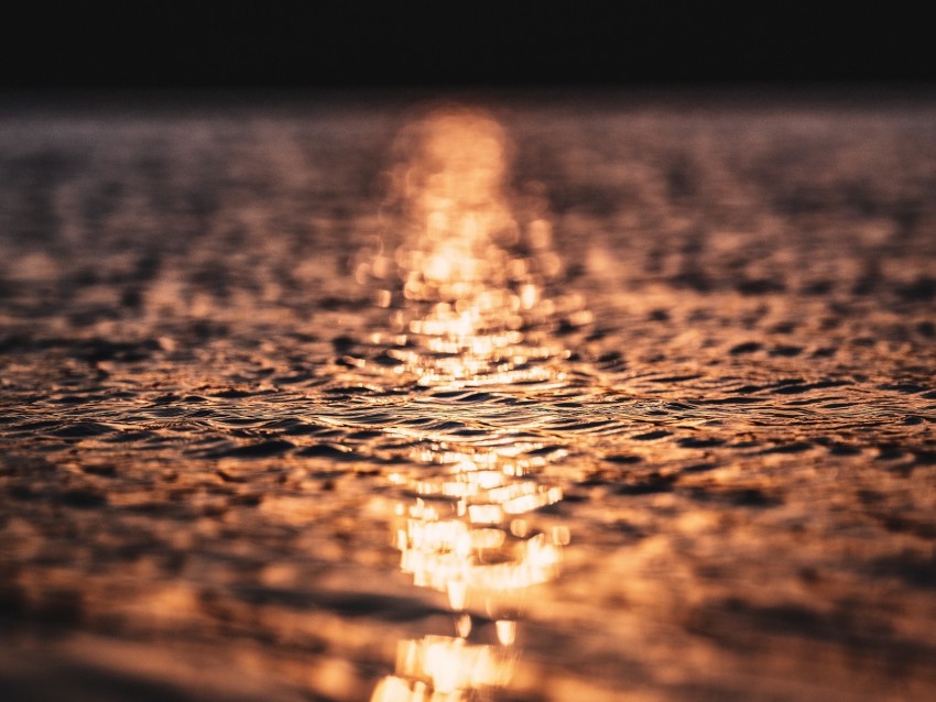 Water Sunset Blur Glare Png - Free PNG Images