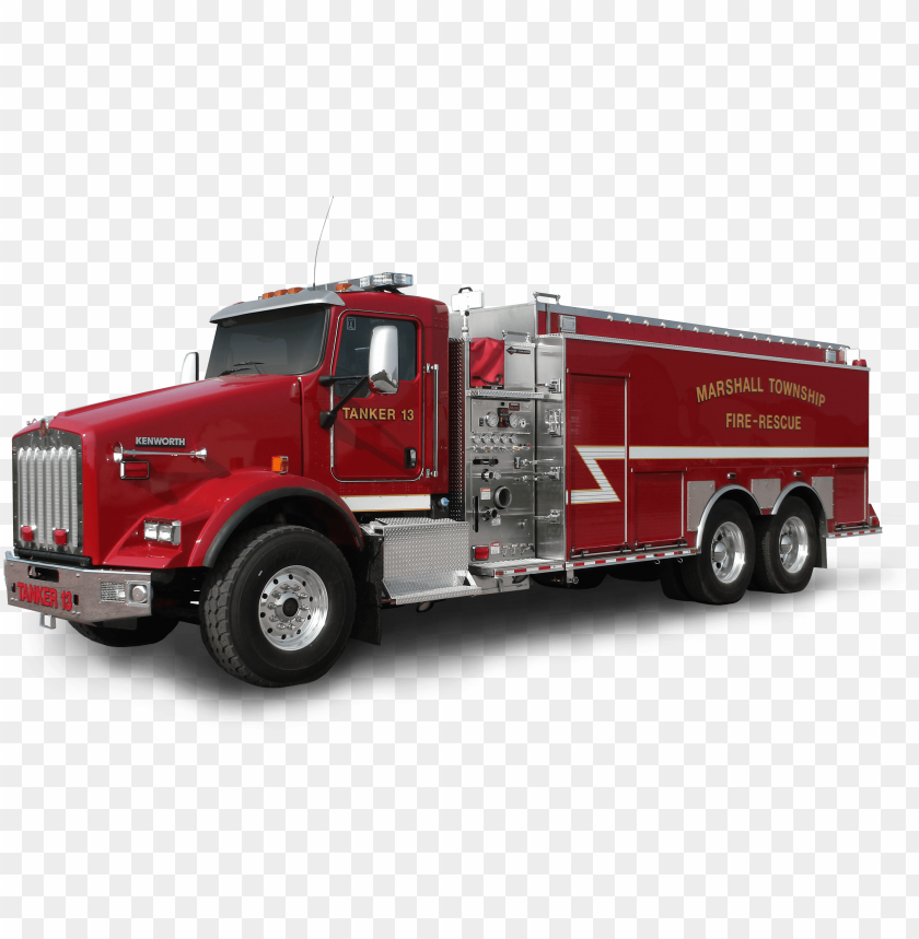 water tanker fire truck PNG image with transparent background | TOPpng