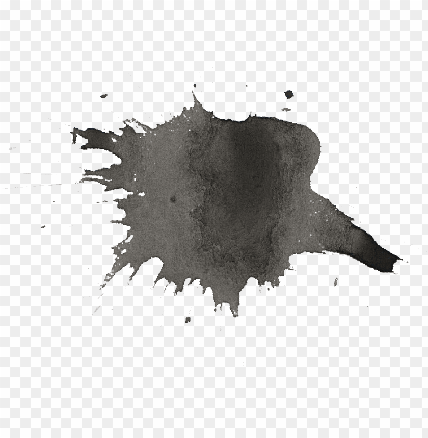 Watercolor Black Png Image With Transparent Background Toppng