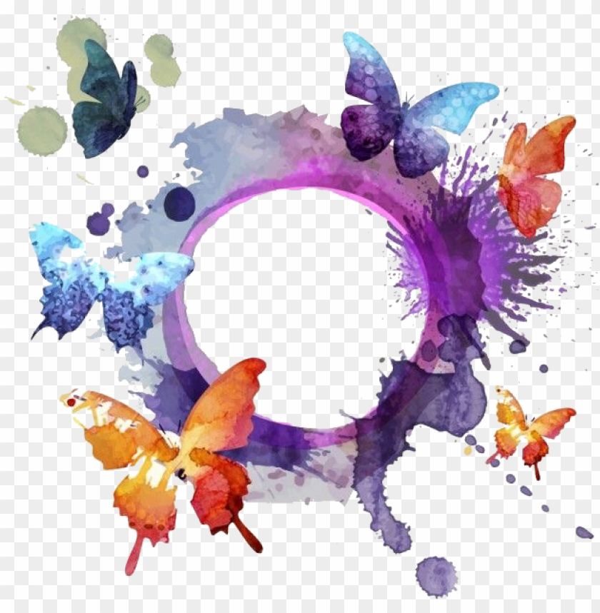 Download Watercolor Butterfly Png Image With Transparent Background Toppng