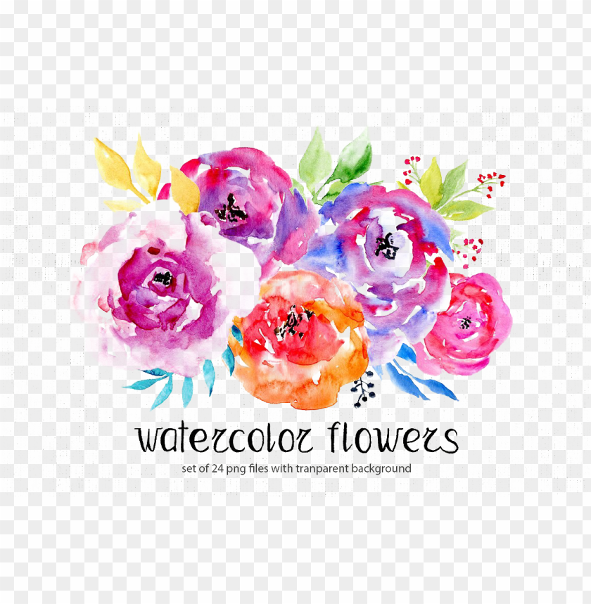 watercolor flowers png free image free flower watercolor background PNG transparent with Clear Background ID 181567