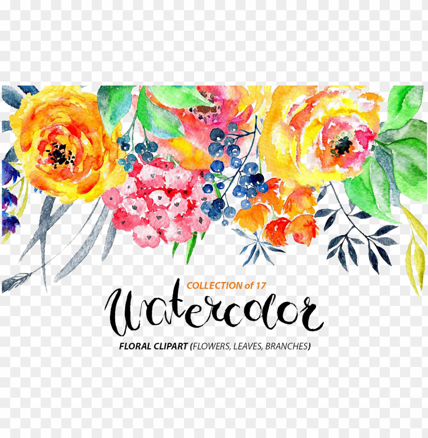 watercolor flowers png transparent image floral watercolor flowers PNG transparent with Clear Background ID 172005