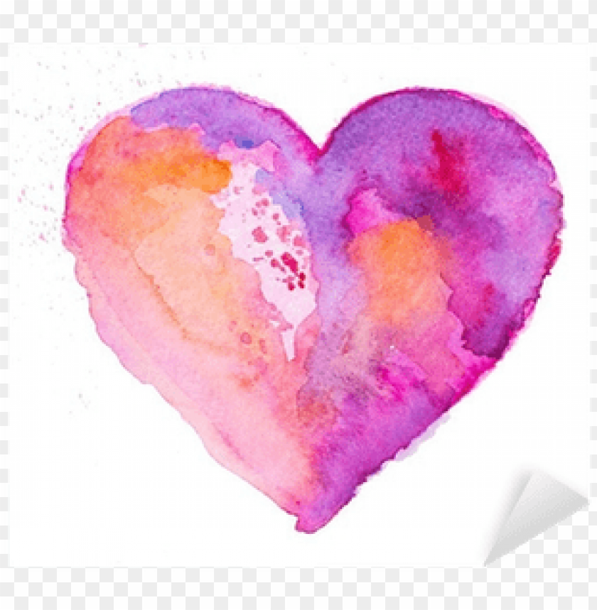 Download Watercolor Heart Png Image With Transparent Background Toppng