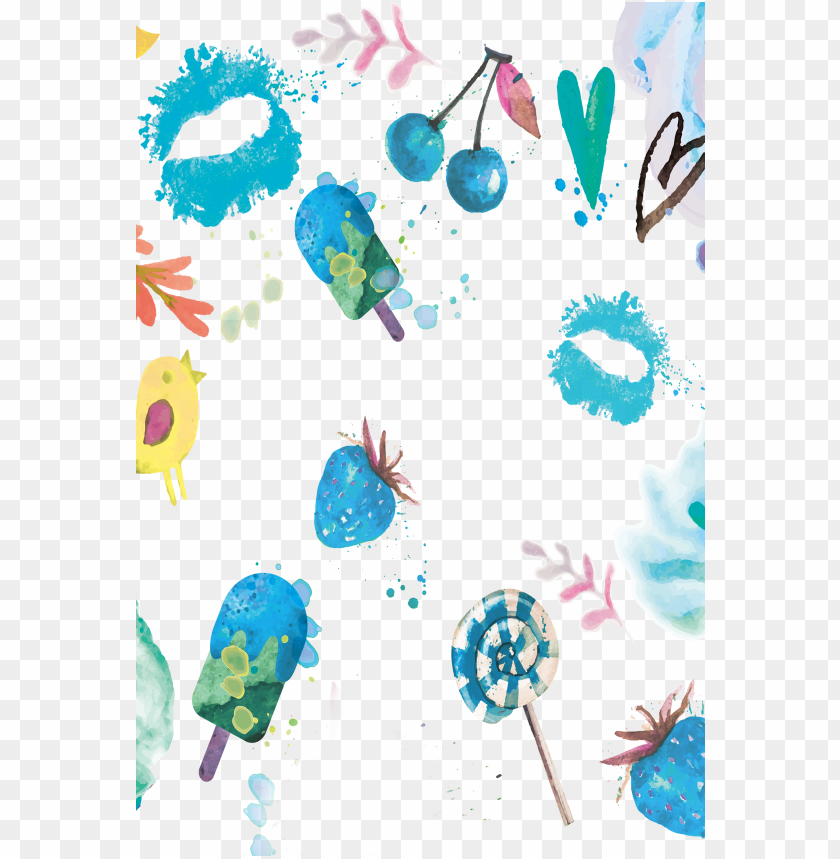 watercolor flower, tote, bag, handle, illustration, bags, fashion