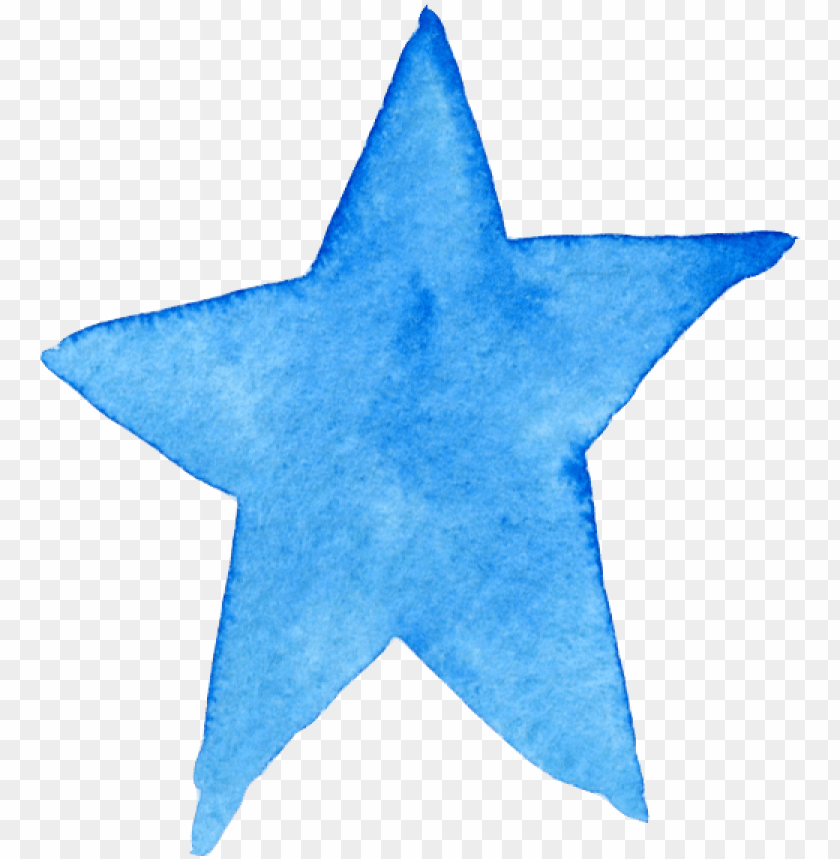 Watercolor Star Png Image With Transparent Background | Toppng
