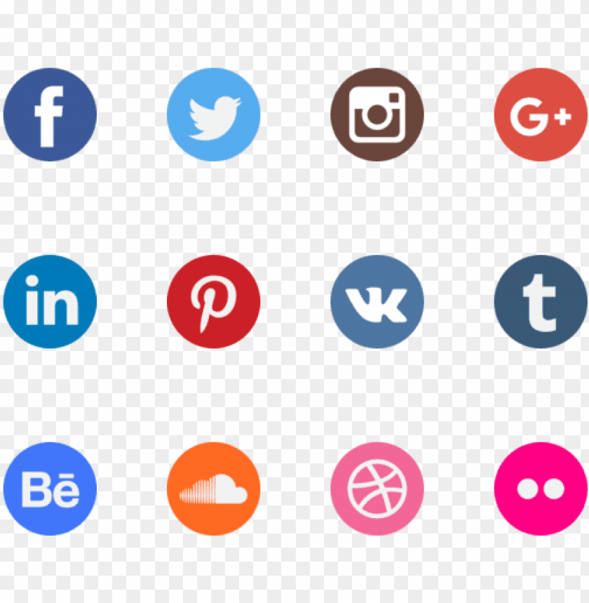 Watercolour Social Media Icons PNG Transparent With Clear Background ID ...