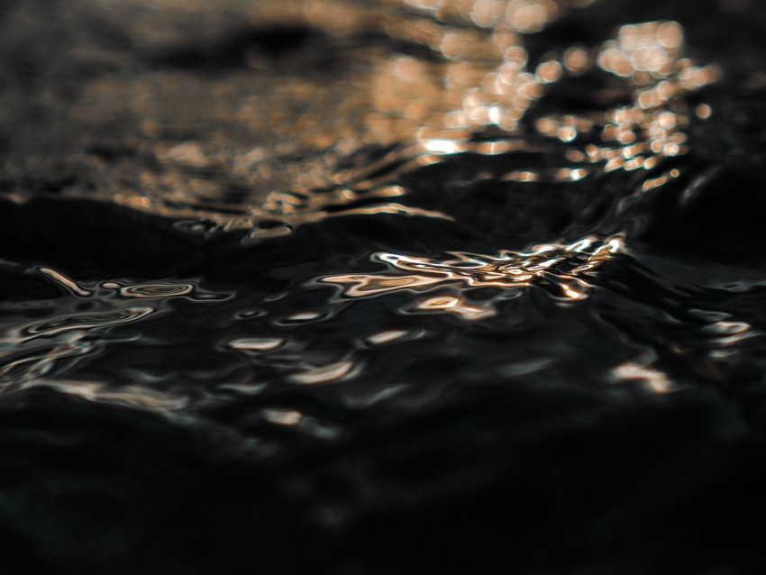 wave, ripples, water, surface