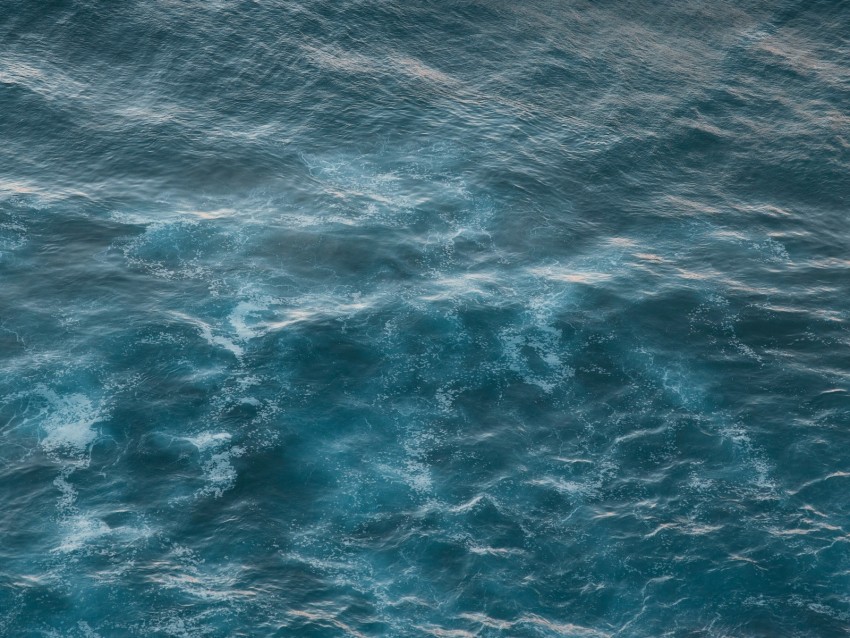 waves, ripples, aerial view, water, sea