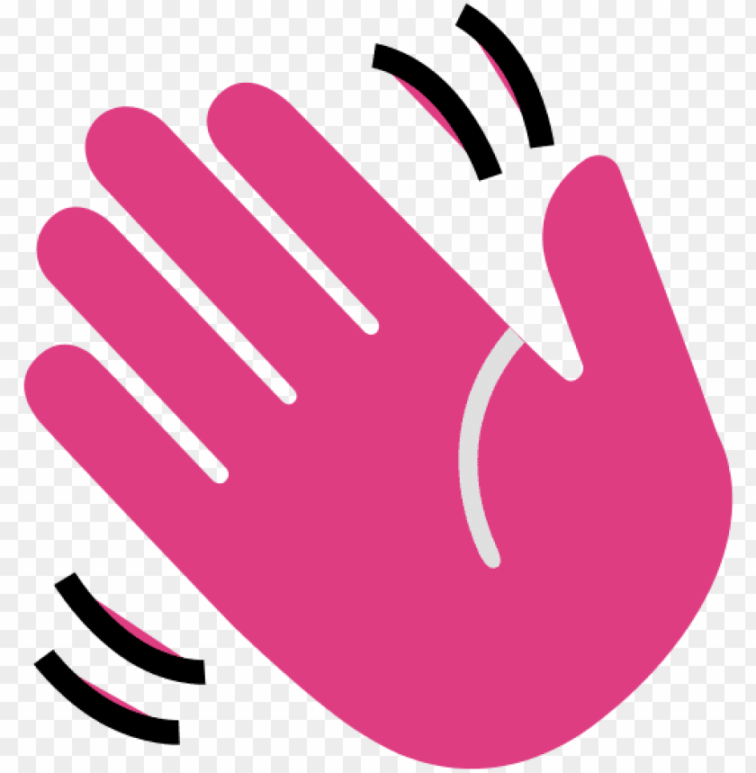 Waving Hand Emoji Android Png Image With Transparent Background Toppng - roblox character waving their hands