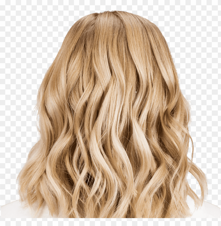 Wavy Backie Natural Blonde Hair Png Image With Transparent