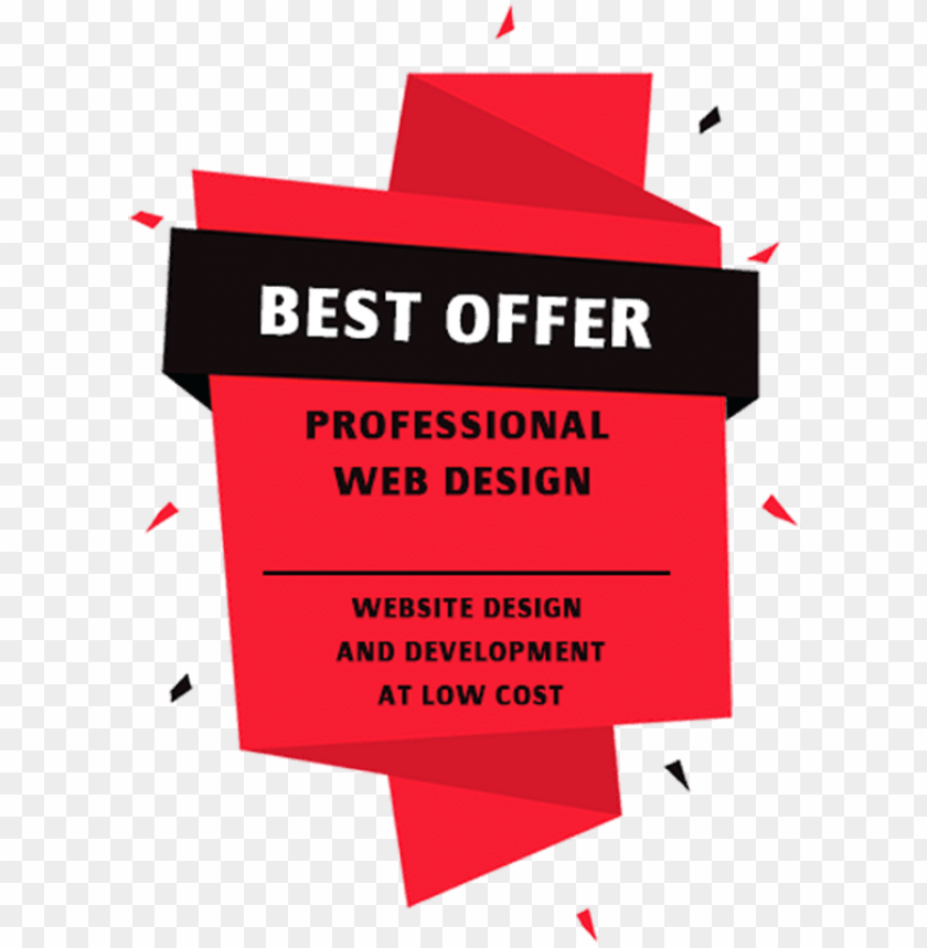 website designing offers poster PNG transparent with Clear Background ID 310959