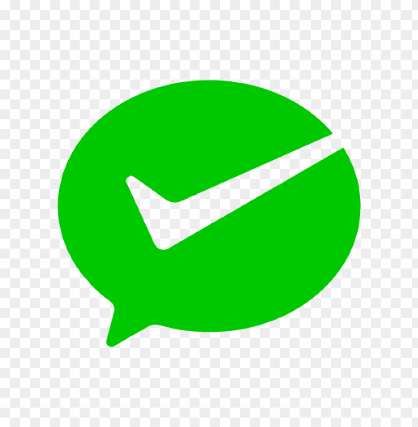wechat pay logo vector.