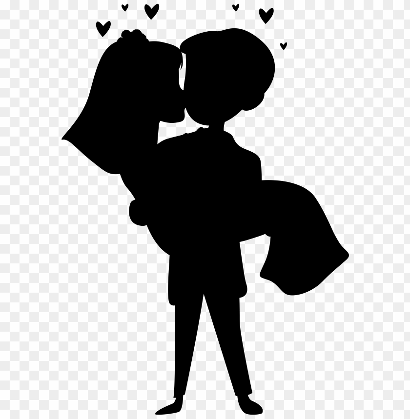 free PNG Download wedding love couple silhouettes clip art clipart png photo   PNG images transparent