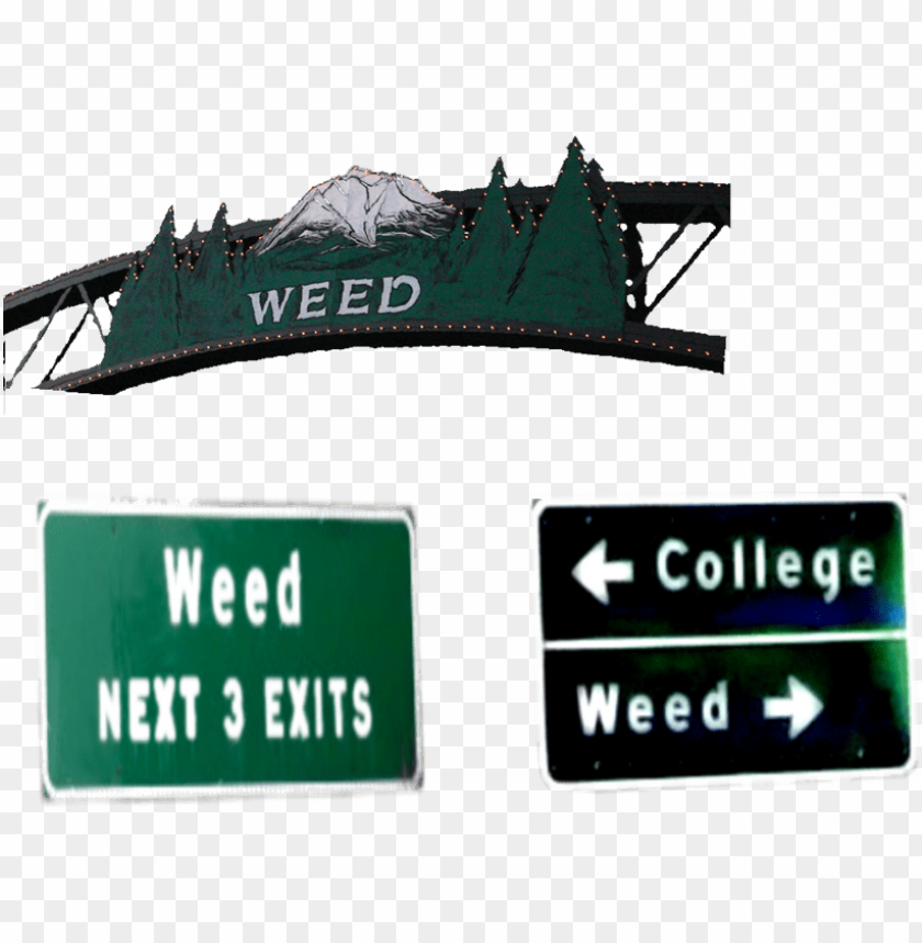 weed street signs weed PNG transparent with Clear Background ID 234319