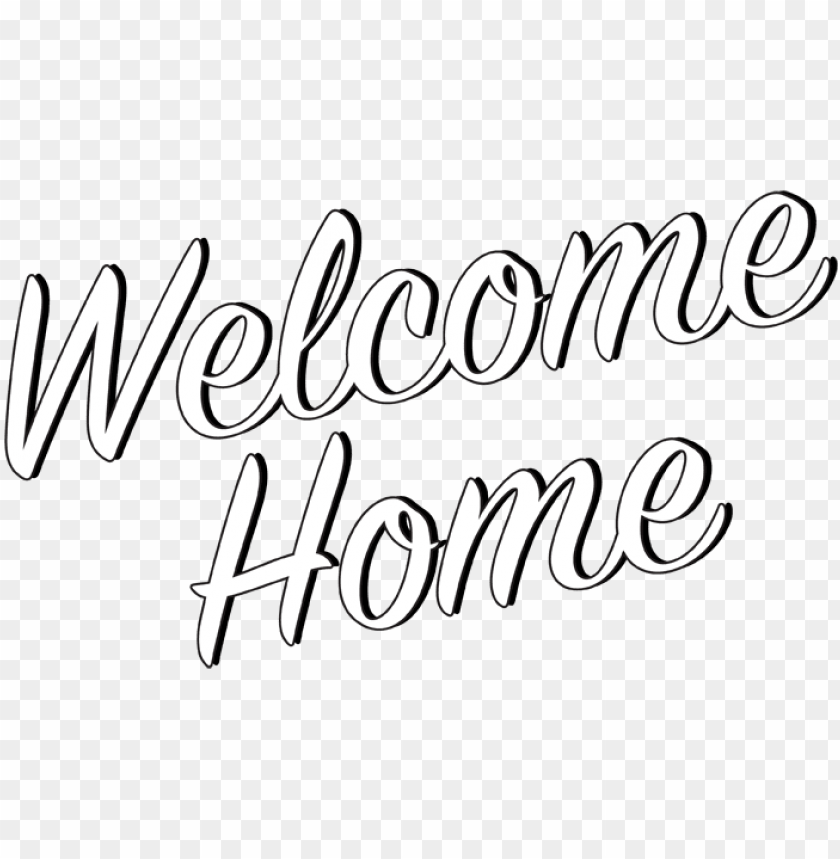 welcome to your new home clipart welcome home transparent PNG transparent with Clear Background ID 168688