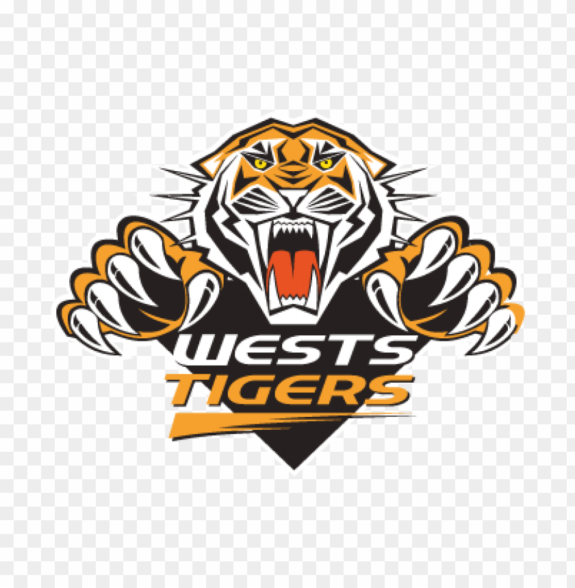  wests tigers vector logo free - 463122