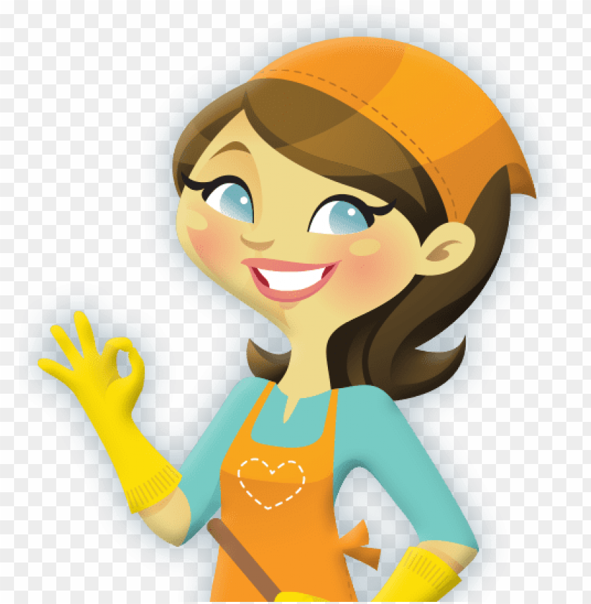 What Attributes Does A Fantastic Cleaning Supplies Cleaning Lady Clip Art Png Image With