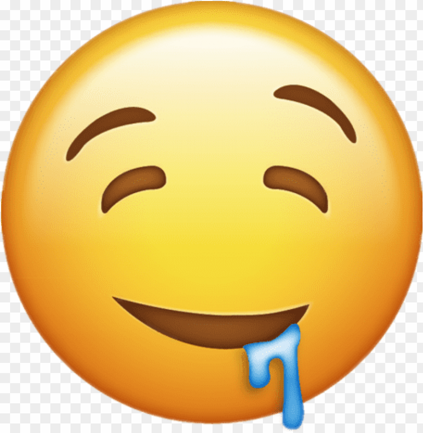 Whatsapp Emoji Png Drooling Emoji Png Image With Transparent