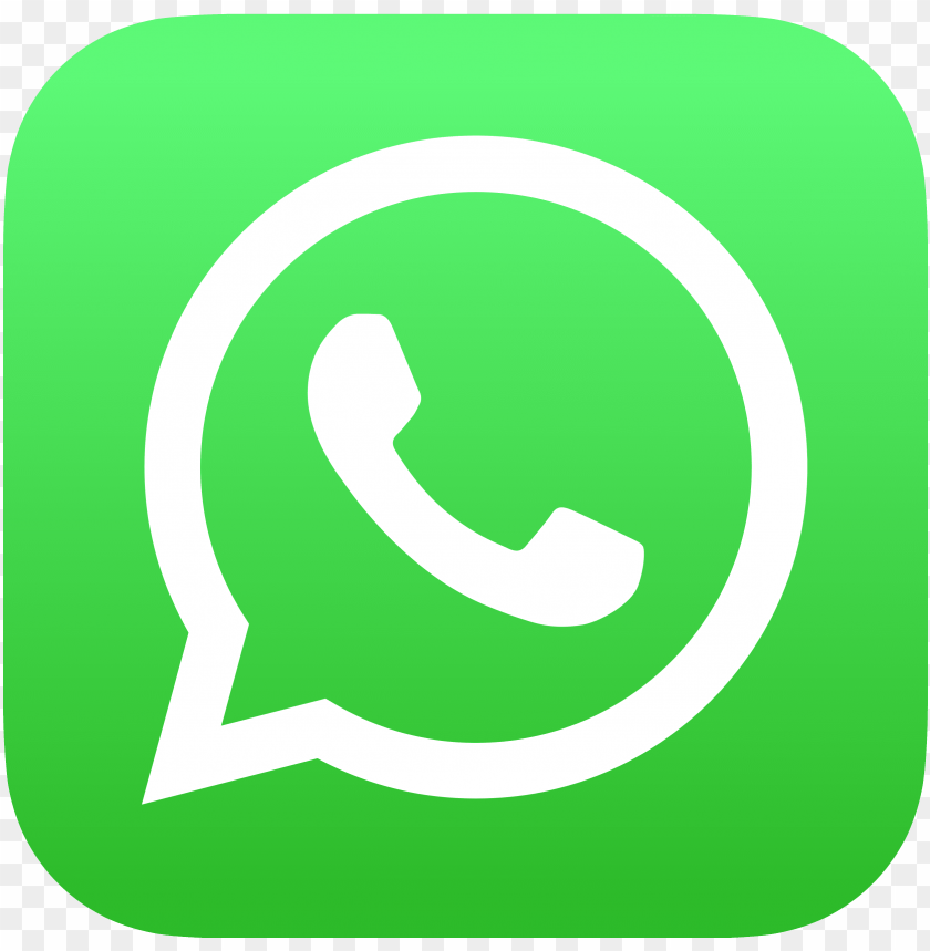 WhatsApp logo on a green background, featuring a phone icon inside a speech bubble.