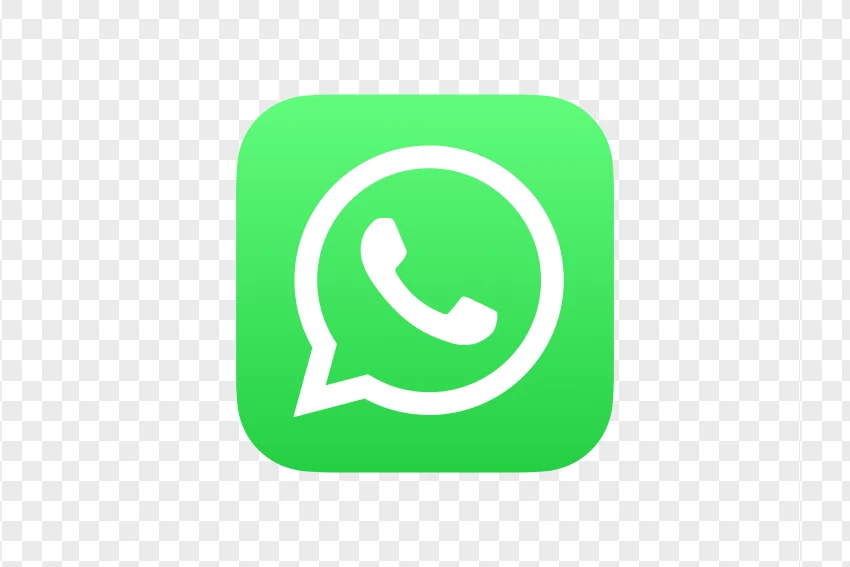 Whatsapp Square Icon Logo PNG Transparent Background