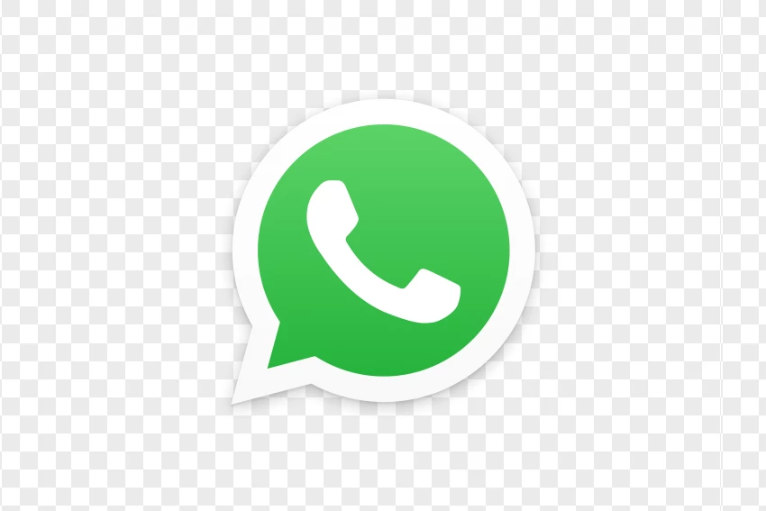 Whatsapp Green Logo PNG Transparent Background