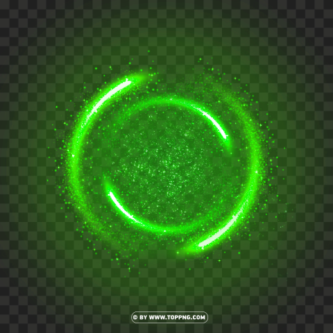 whirlpool glowing light effect green png - Image ID 488589