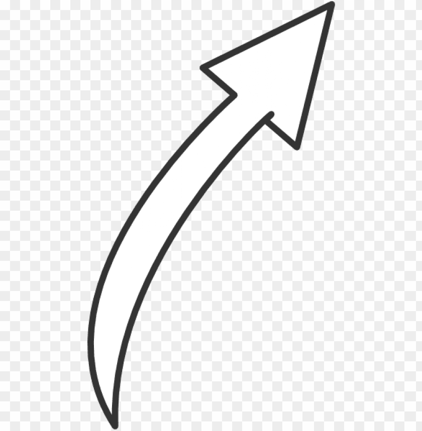 White Arrow Transparent Png Pictures Curved White Arrow Vector PNG Image  With Transparent Background | TOPpng
