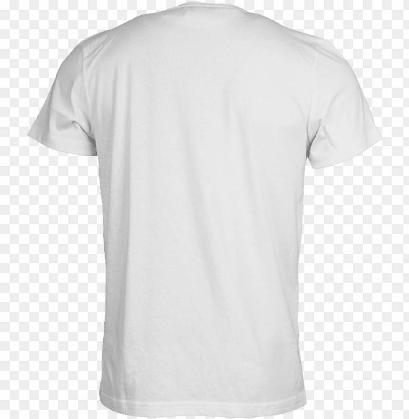 White Back Png Stickpng White T Shirt Back Png Image With