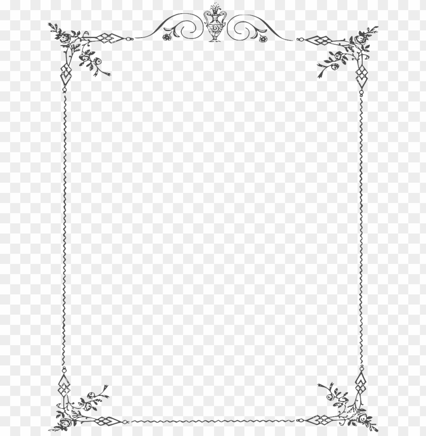 White Border Frame Png Free Png Images Toppng