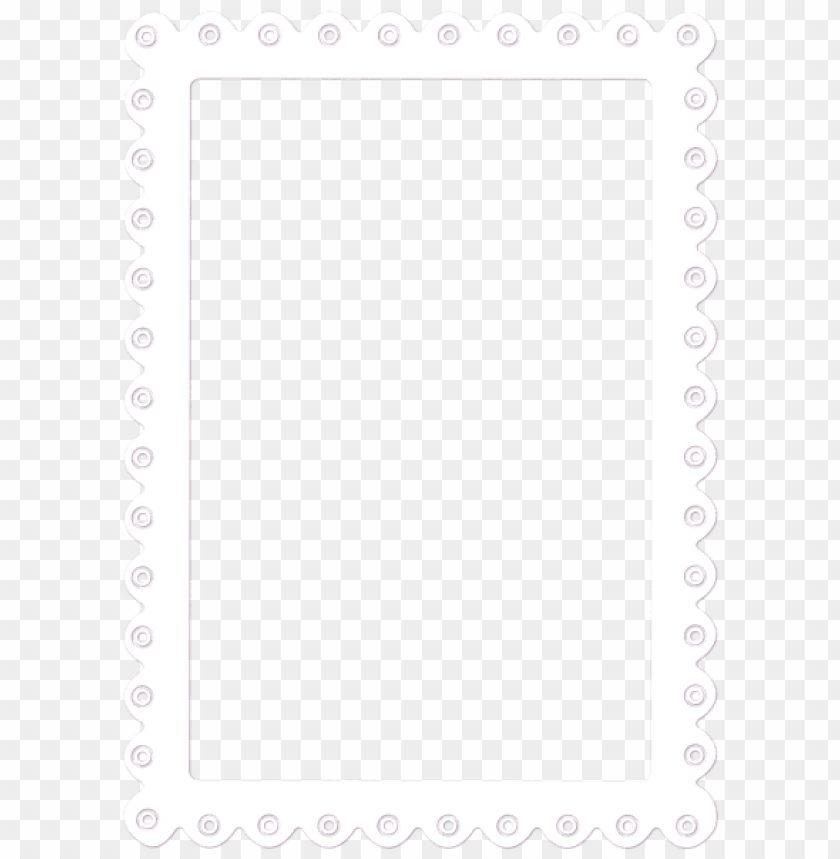 white border frame