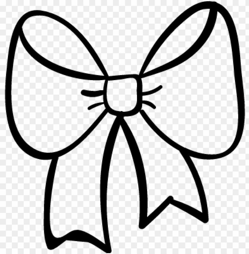 bow clipart black and white