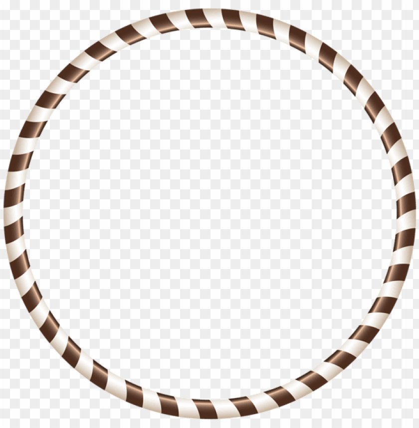 white brown round border