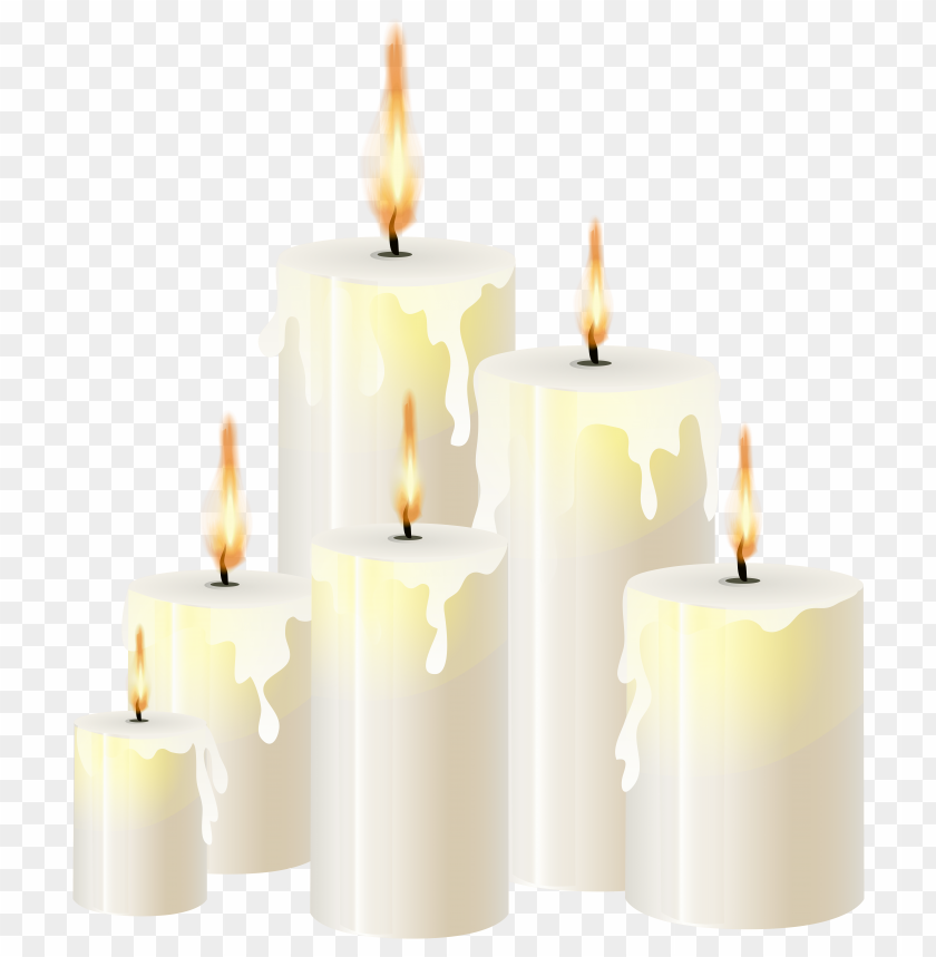 candles, white