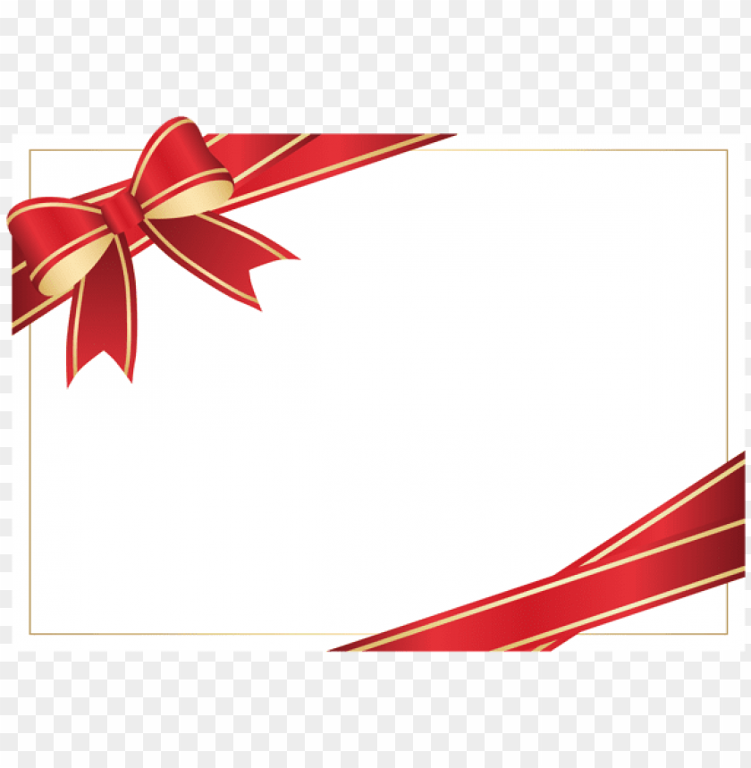 Download White Card With Red Ribbon Png Clipart Png Photo Toppng