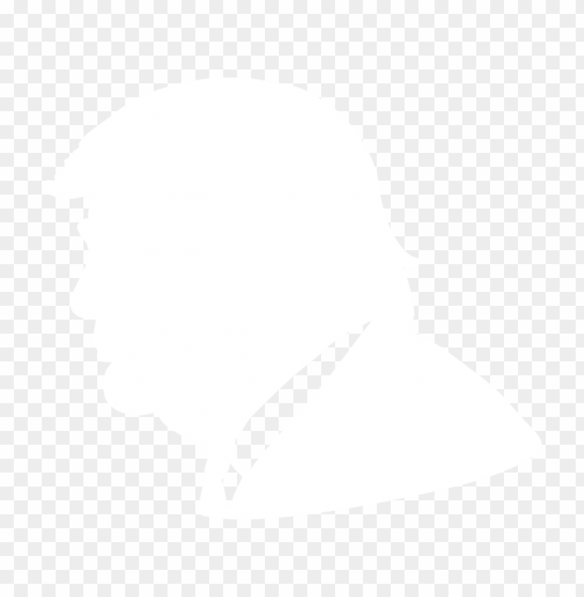 White Donald Trump Face Silhouette Side View PNG Transparent With Clear Background ID 475266