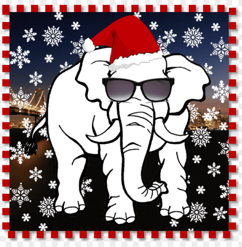 White elephant gift exchange christmas Royalty Free Vector
