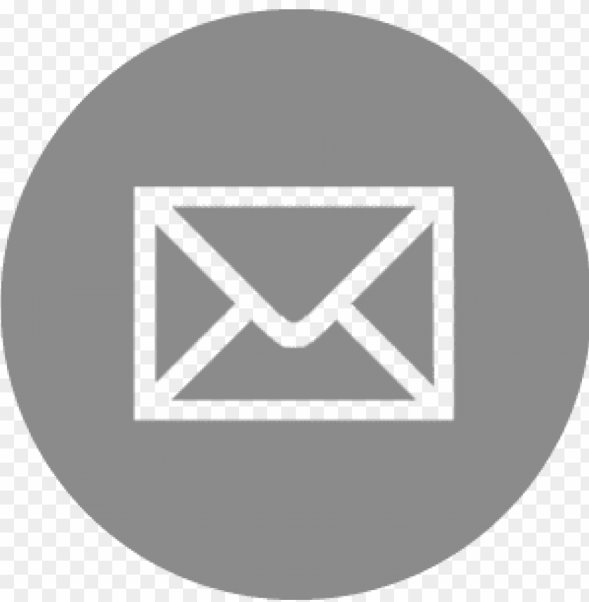 White Email Icon PNG Transparent Background