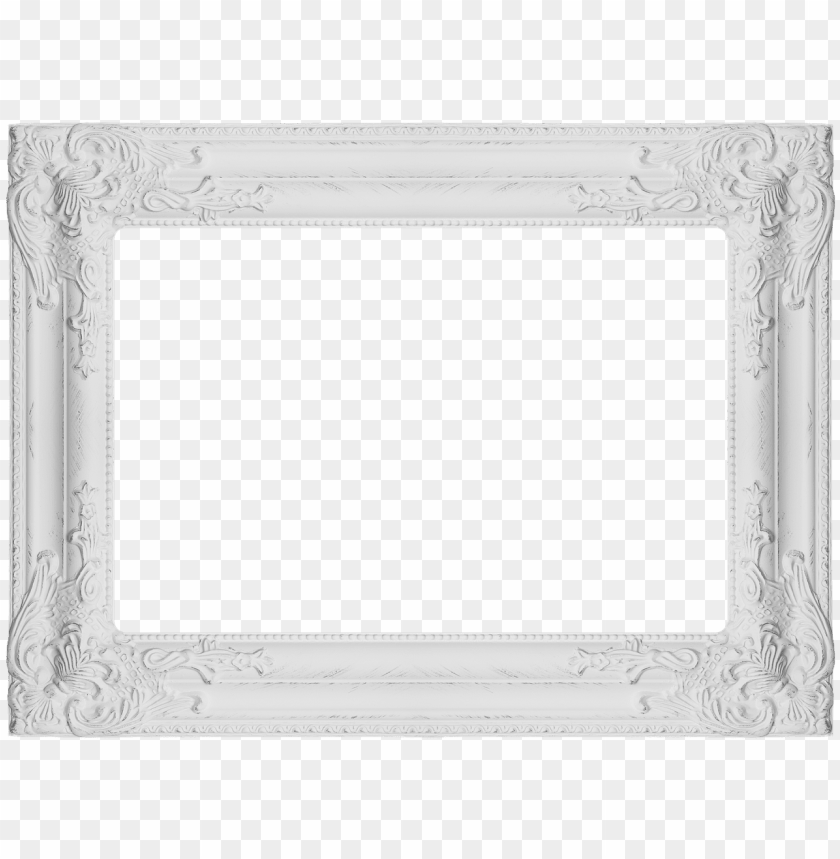 miscellaneous, frames, white frame wide edge, 