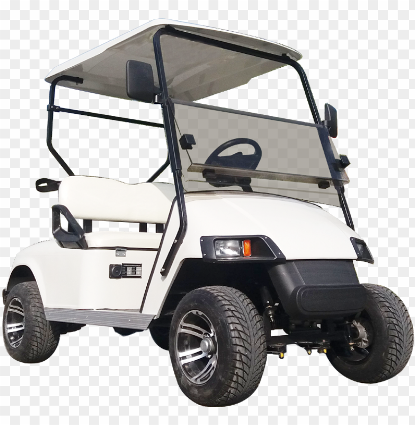 free PNG white golf buggies cart corner front view PNG image with transparent background PNG images transparent