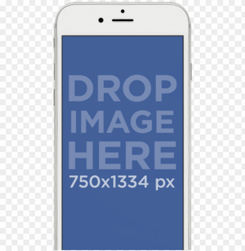 White Iphone 6 Mockup Template With Different Background Mocku