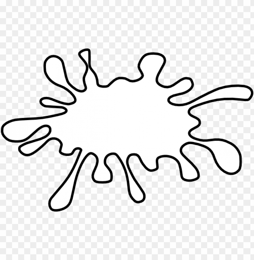 white paint splatter clip - white paint splat clipart PNG image with ...