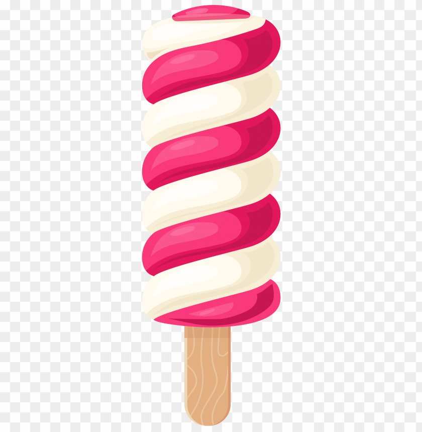 cream, ice, pink, stick, white