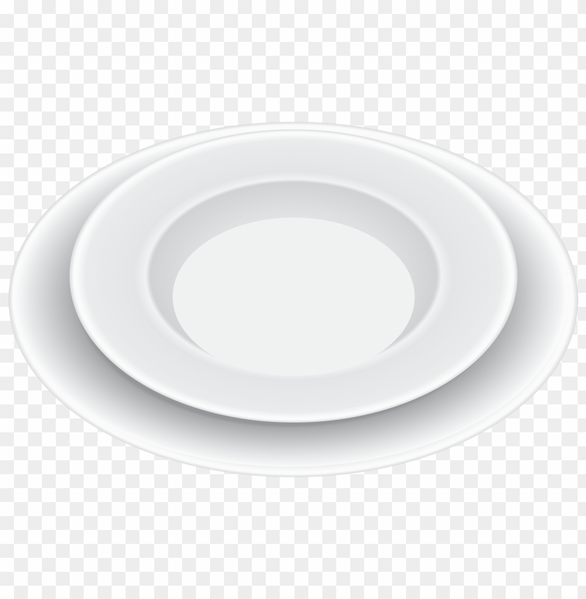 white plates clipart png photo - 33551